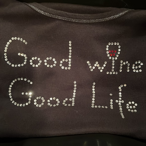 Good Wine Good Life Long Sleeve - Picture 3 of 5